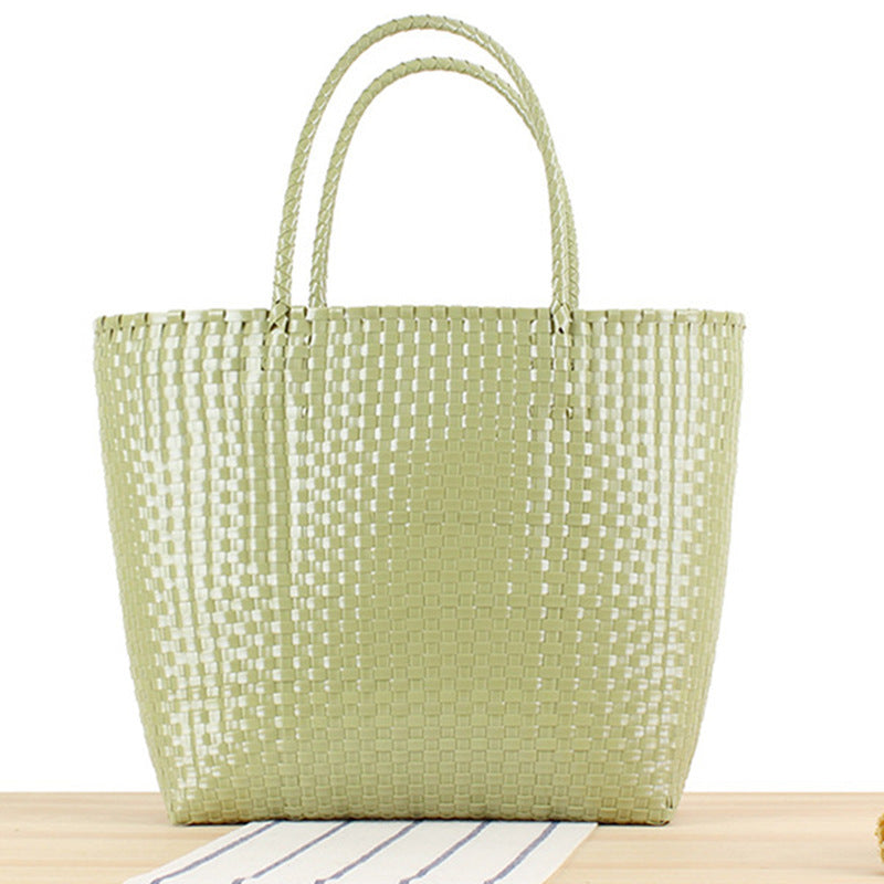 Stylish Beach Bag Made of High-Quality Woven Material Kalsten