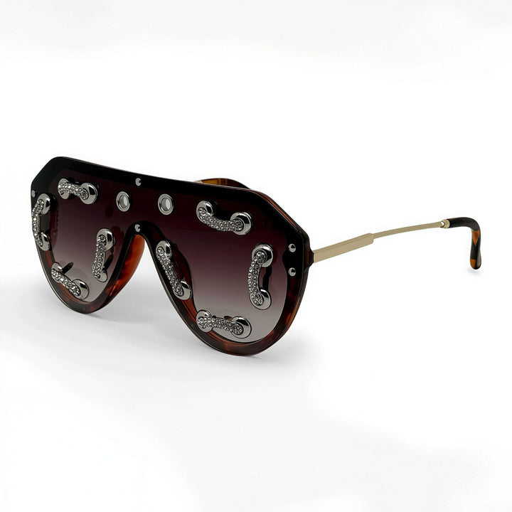 Women's extravagant designer sunglasses with sparkling accents Kalsten