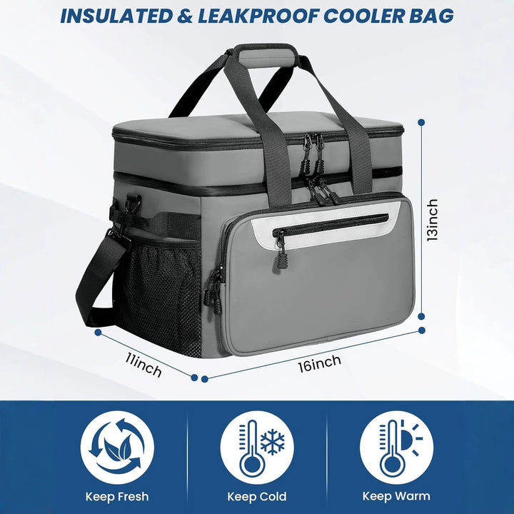 Ladies multifunctional cooler bag with organizer Kalsten