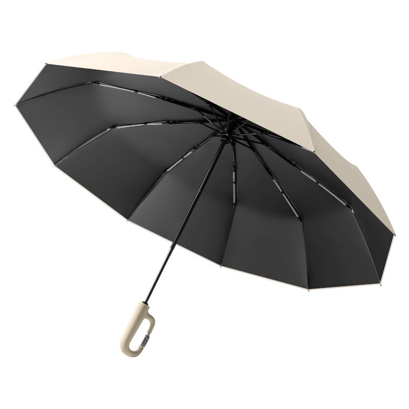 Ladies Automatic Folding Umbrella with Robust Design and Wind Resistance Kalsten