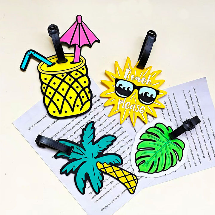 Unisex Tropical Leaf-Shaped Luggage Tag Kalsten