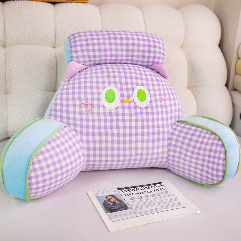Funny plush back support pillow in cat design Kalsten