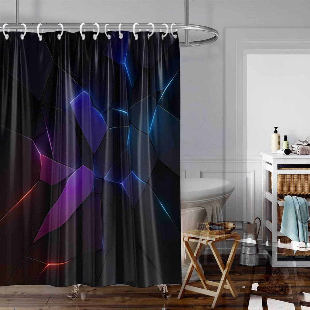 Coastal-Inspired Artistic Shower Curtain Kalsten