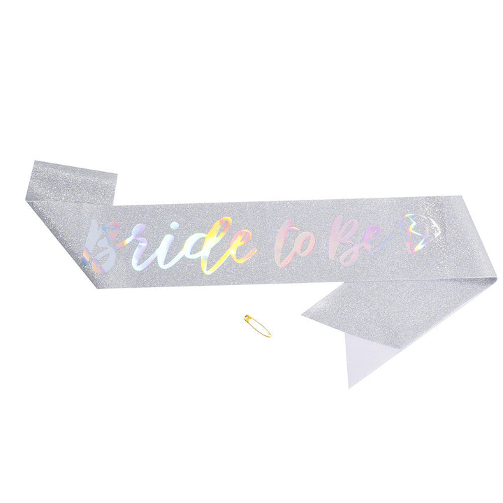 Ladies Glittering Bride Sash Kalsten