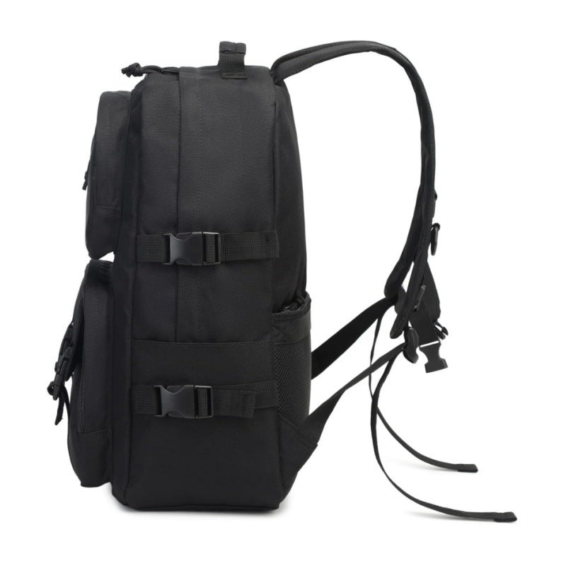 Multi-functional outdoor backpack with reinforced carrying straps and multiple compartments Kalsten