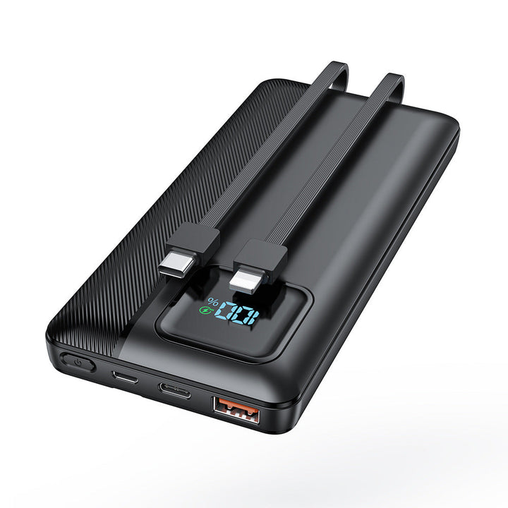 Powerbank with Integrated Charging Cable and LED Display Kalsten