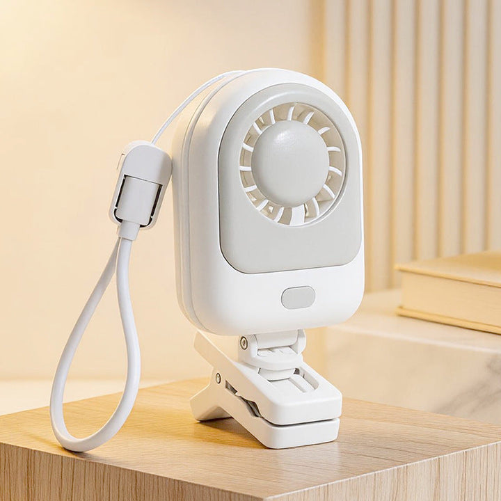 Ladies Multifunctional Clip Fan with Adjustable Tilt Angle Kalsten