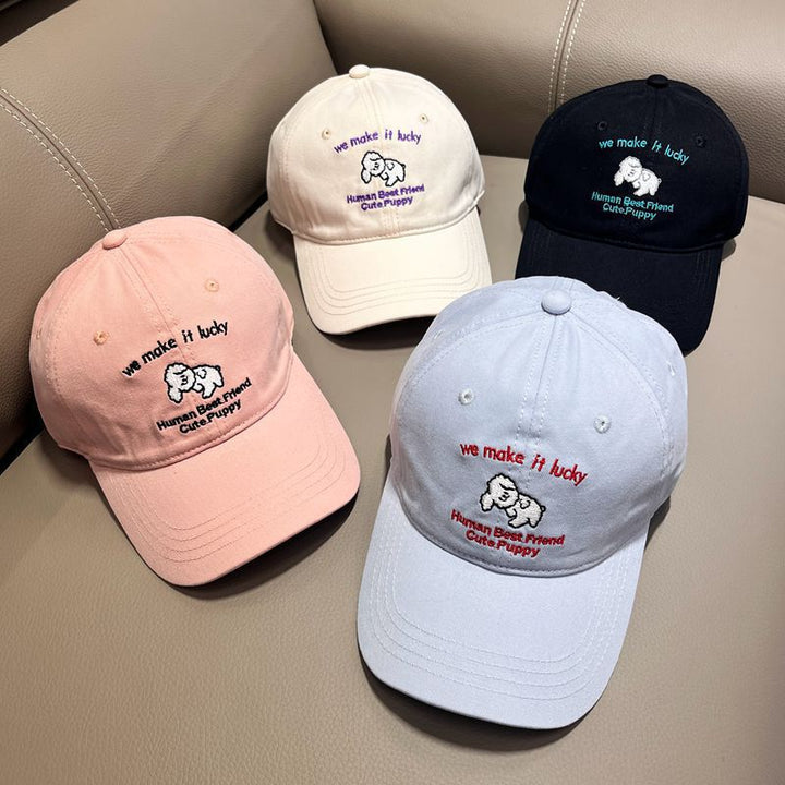Men's Casual Embroidered Puppy Design Baseball Cap Kalsten