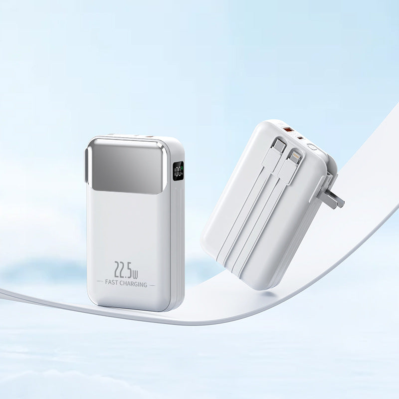 Portable fast charger with integrated socket Kalsten