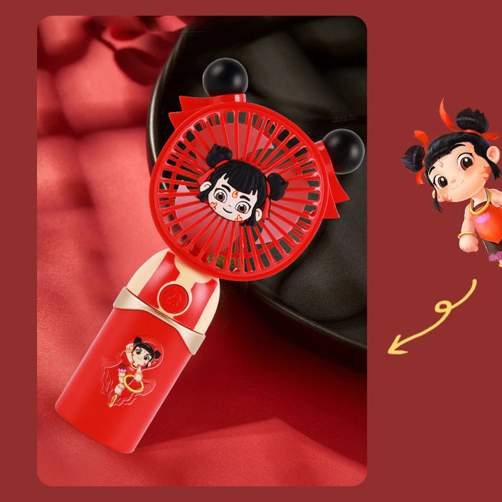 Unisex Portable Hand Fan in Comic Design Kalsten