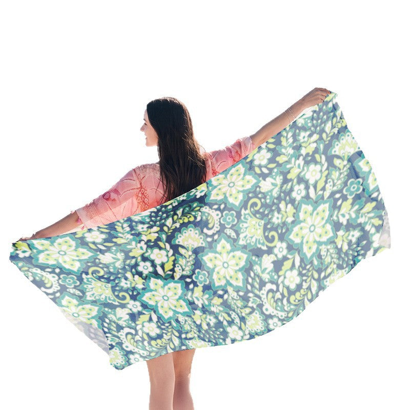 Beach towel with creative jellyfish pattern made of lightweight fabric Kalsten