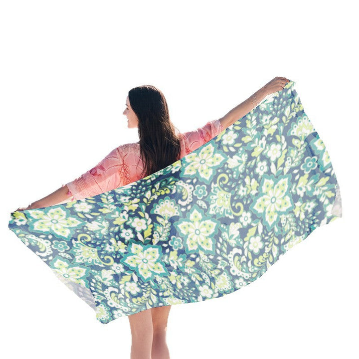 Beach towel with creative jellyfish pattern made of lightweight fabric Kalsten