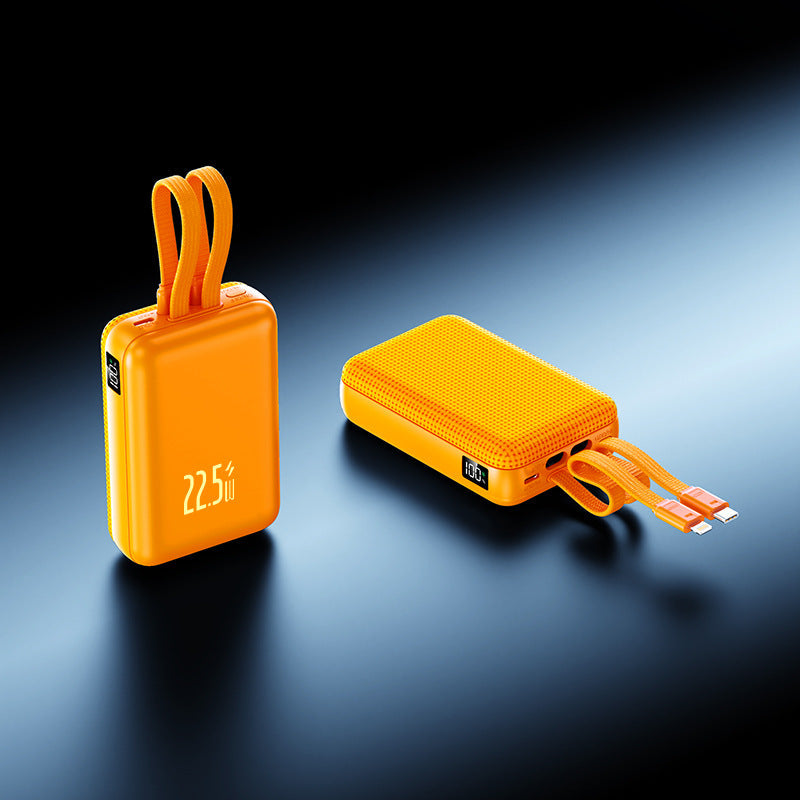Portable power bank with powerful fast charging function and innovative cable management Kalsten