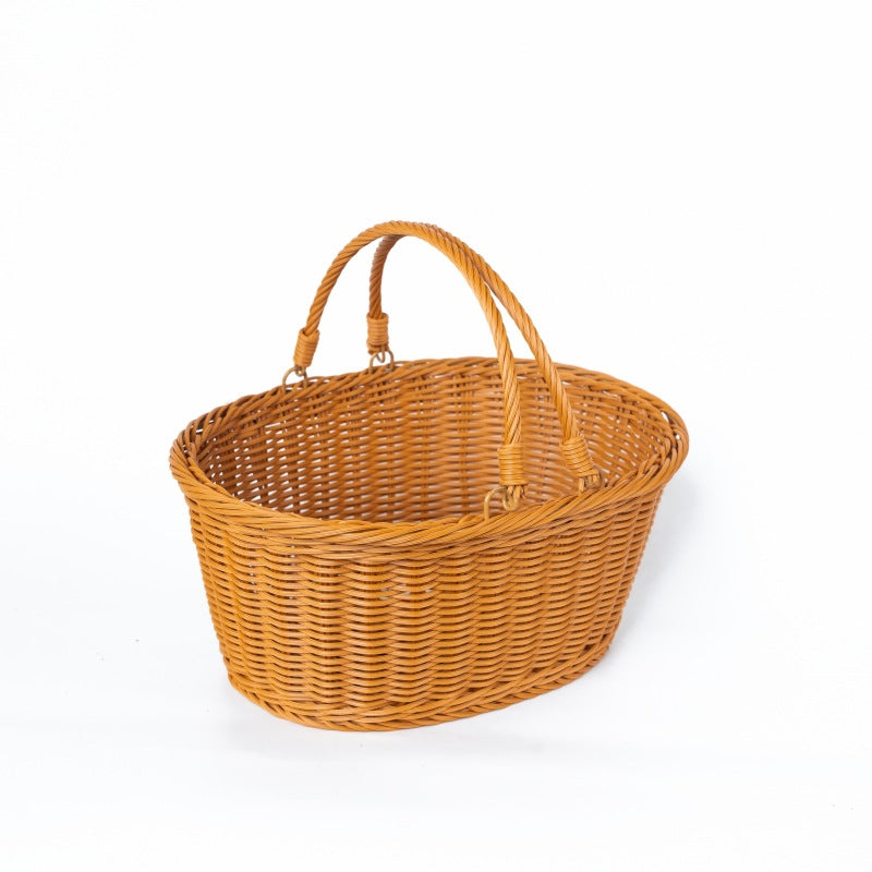 Ladies Handmade Woven Shopping Basket Kalsten
