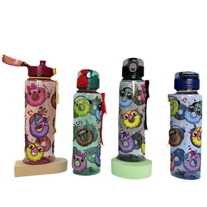 Ladies funny drinking bottle with motif print Kalsten