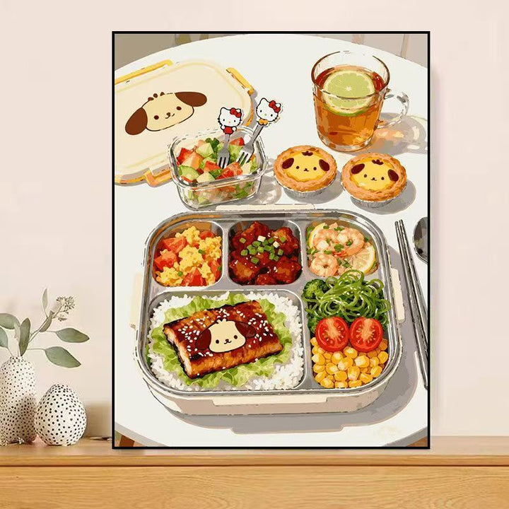 Food-Themed Decorative Canvas Art Kalsten