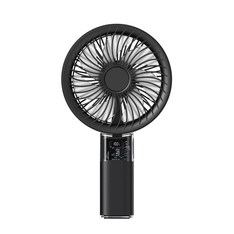 Women portable mini fan with digital display and variable speed control Kalsten