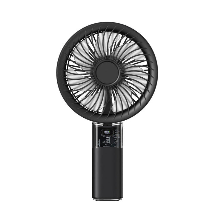 Women portable mini fan with digital display and variable speed control Kalsten