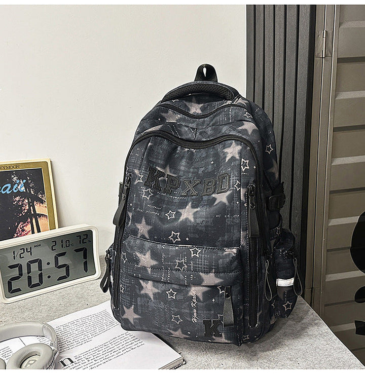 Multi-Functional Graphic Print School Backpack