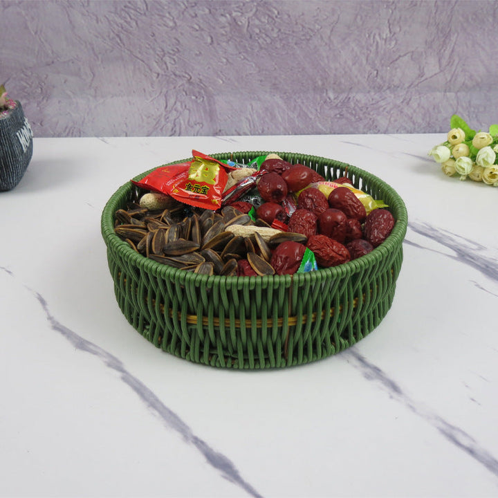 Ladies Oval Organizer Basket with Separate Compartments Kalsten