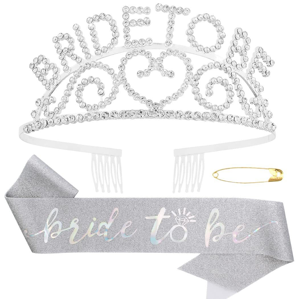Women's Glittering Tiara with Heart Motifs Kalsten