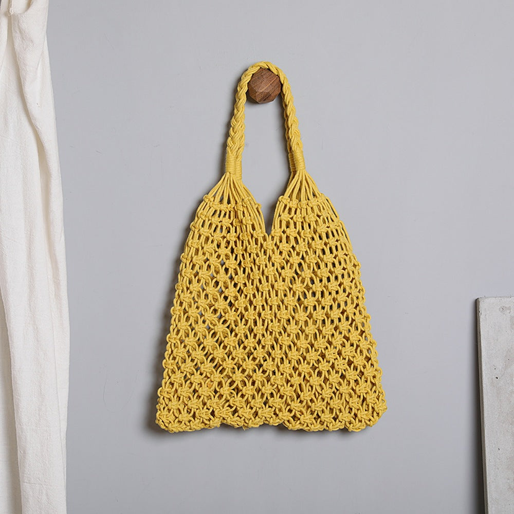 Handcrafted net shopping bag Kalsten