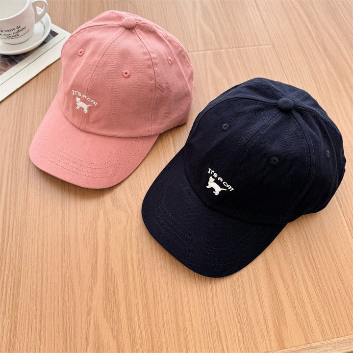 Women's Playful Cat-Embroidered Baseball Cap Kalsten