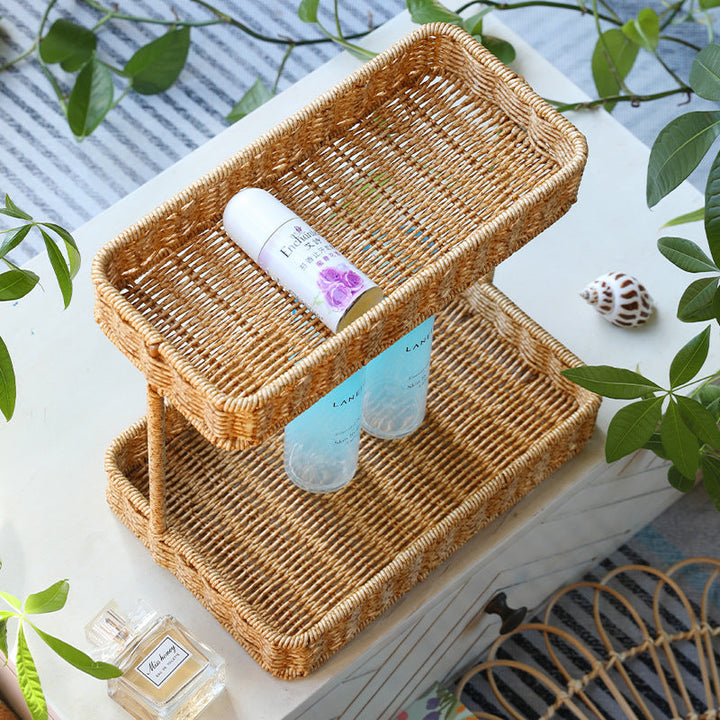 Unisex two-level storage basket Kalsten