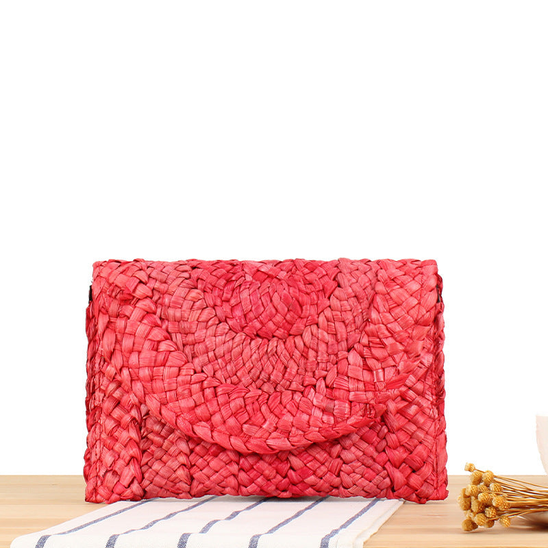 Clutch Made of Handmade Basket Weave Kalsten