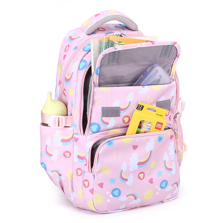 Playful school backpack with detachable accessories Kalsten
