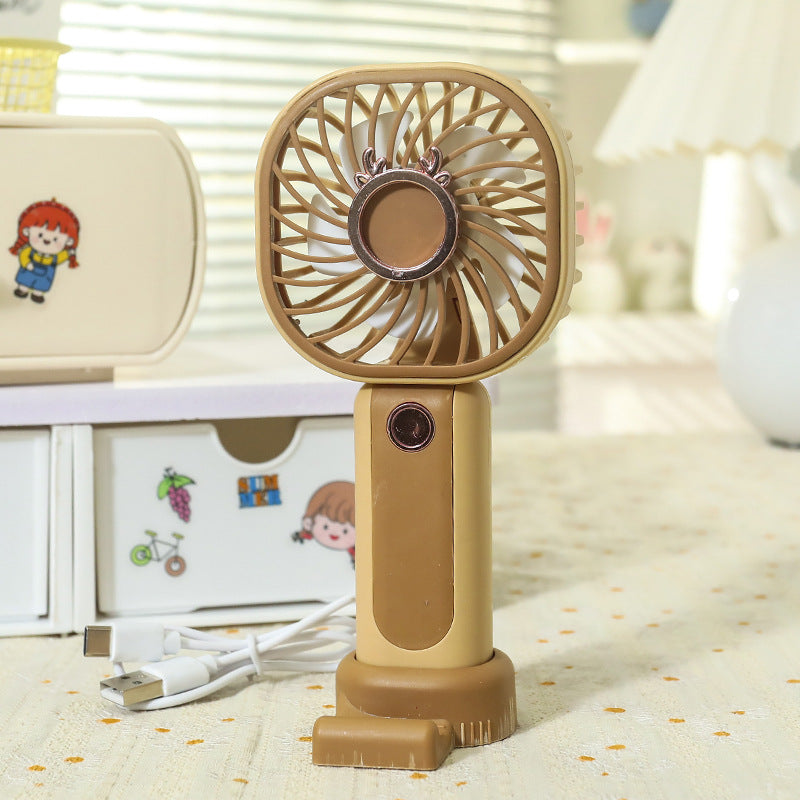 Ladies Portable Handheld Fan with Flexible Tilt Adjustment Kalsten