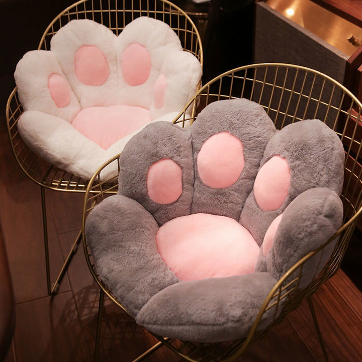 Plush seat cushion in paw shape Kalsten