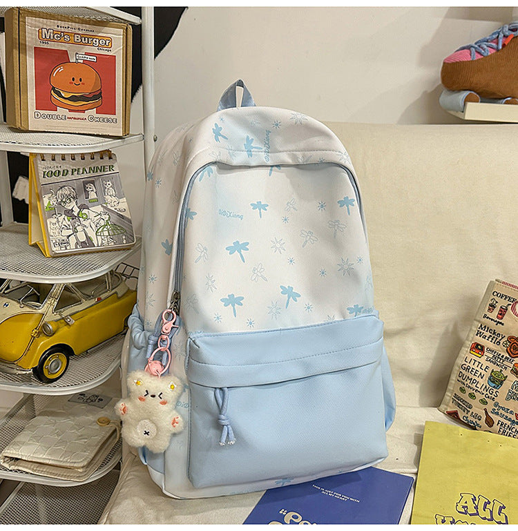 Cute casual backpack with playful butterfly design Kalsten