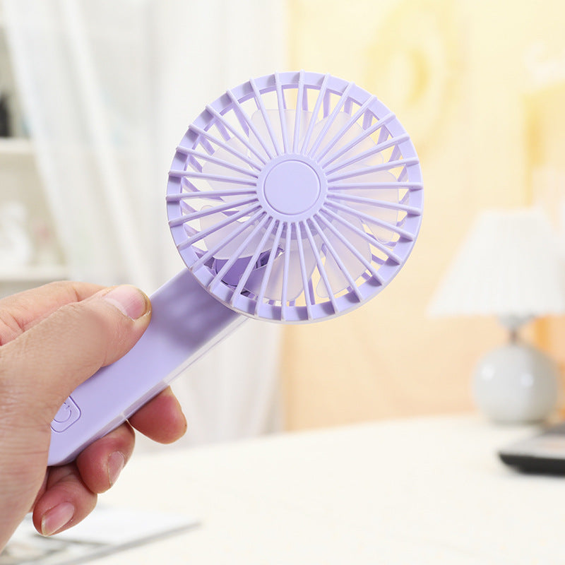 Women Portable Hand Fan with Integrated Handle and USB Connection Kalsten