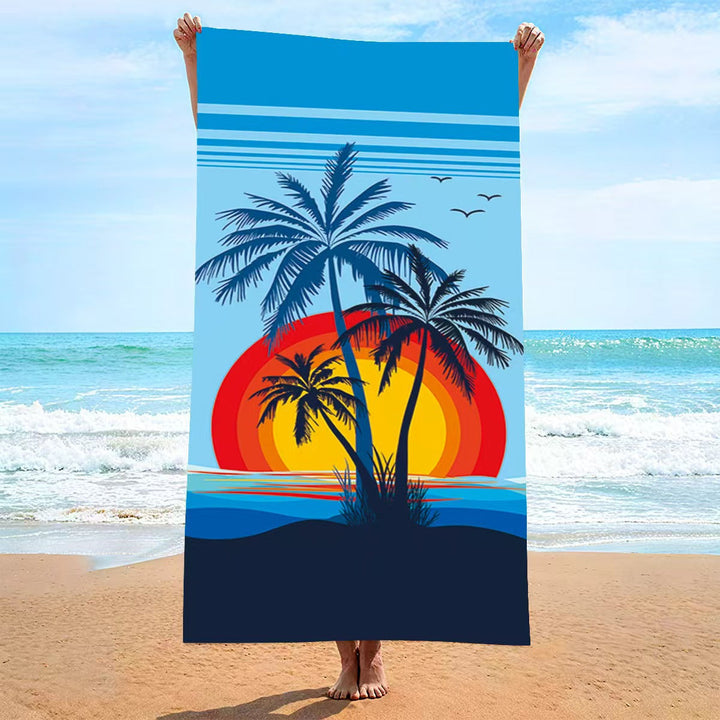 Women's beach towel with creative golf theme Kalsten