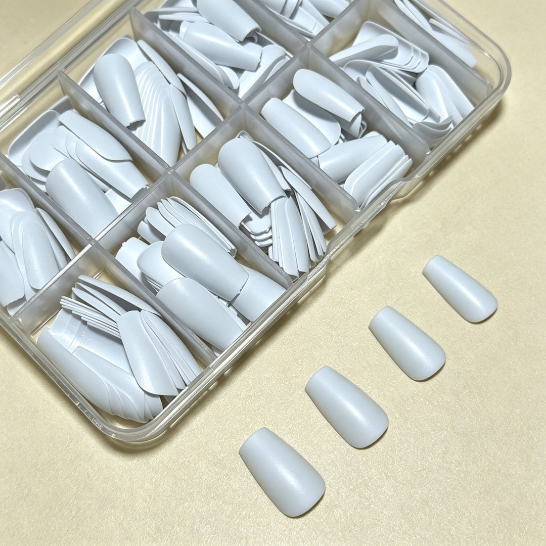 Premium White Press-On Nail Tips Kalsten