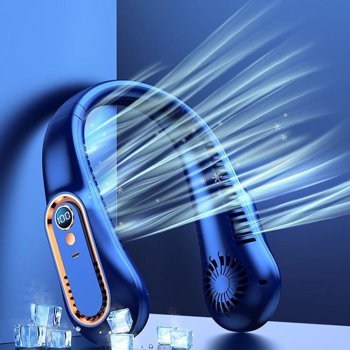 Unisex Portable Neck Fan with Digital Display Kalsten
