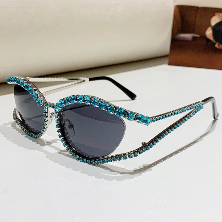 Ladies Glamorous Sunglasses with Sparkling Crystal Accents Kalsten