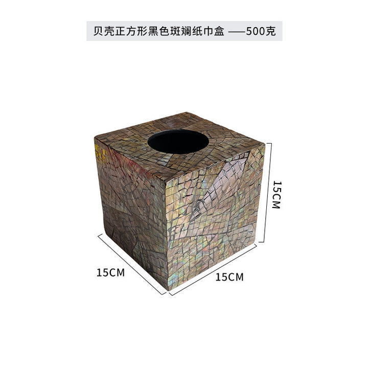 Women square mosaic wastebasket Kalsten