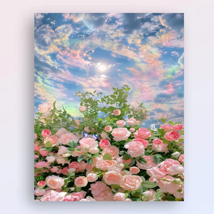 Floral Landscape Canvas Wall Art Kalsten