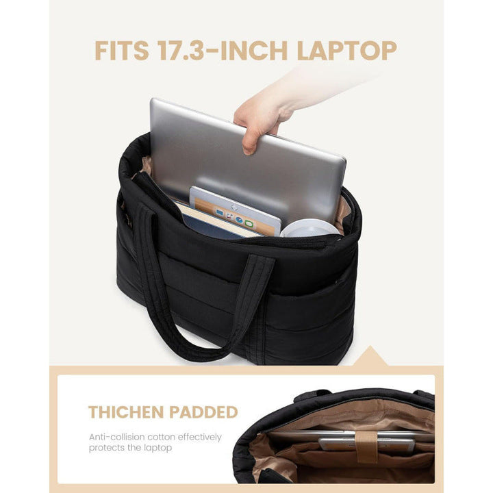 Padded everyday handbag with practical outer pockets Kalsten