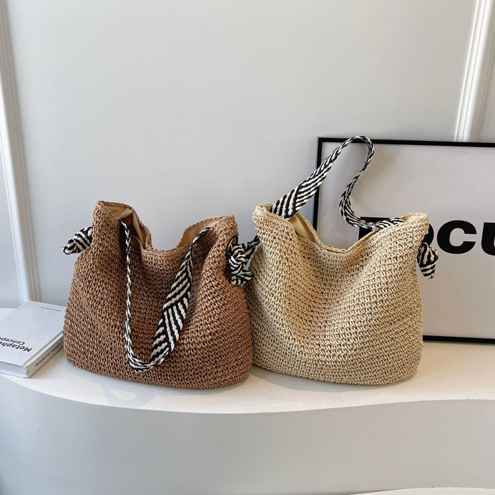 Large Handwoven Basket Shopper Kalsten