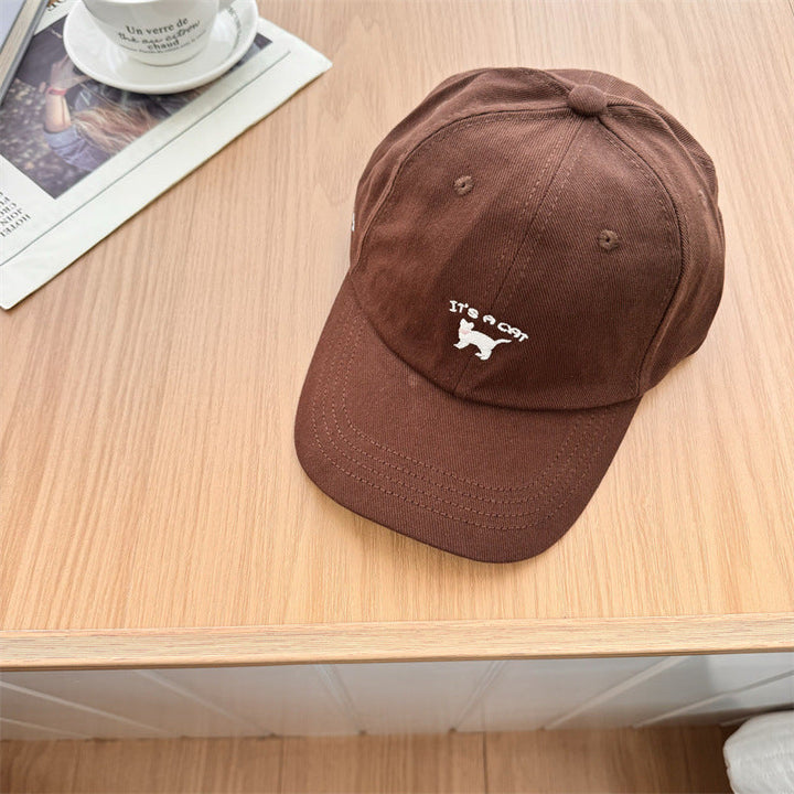 Women's Playful Cat-Embroidered Baseball Cap Kalsten