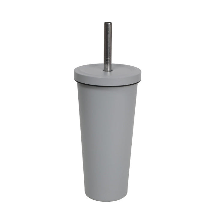 Women's High-Quality Insulated Drinking Bottle with Stainless Steel Straw Kalsten