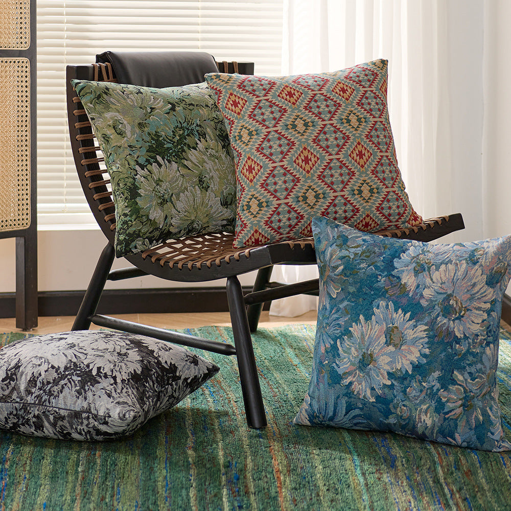 Decorative Floral Soft Throw Pillow