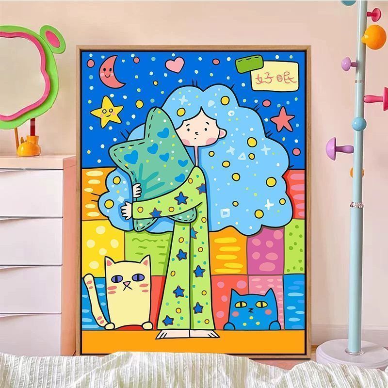 Colorful Abstract Canvas Art Kalsten