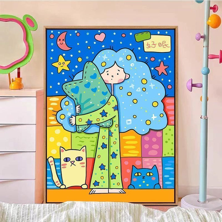 Colorful Abstract Canvas Art Kalsten