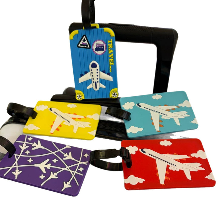 Airplane-Themed Luggage Tag Kalsten