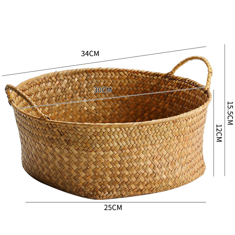 Unisex storage basket made of natural willow material Kalsten