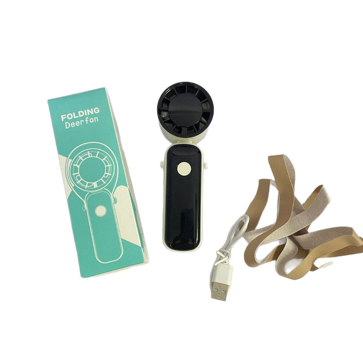 Unisex Portable Folding Fan with USB Charging Kalsten